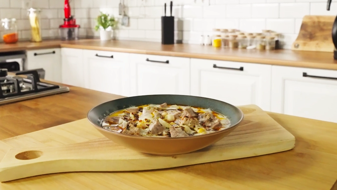 Kuşbaşılı Terbiyeli Nohut