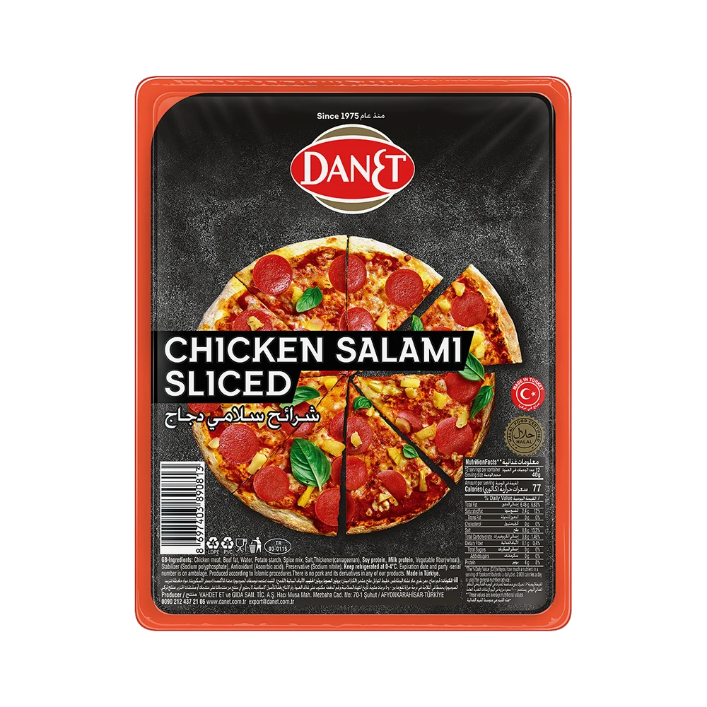 Chicken Salami | Sliced